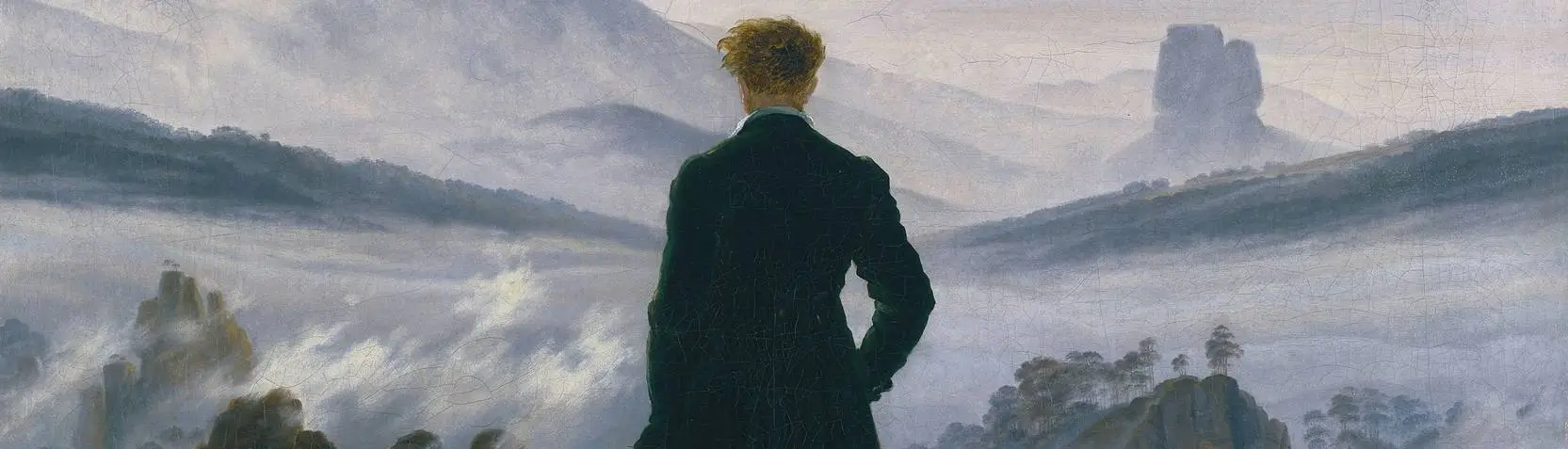 Caspar David Friedrich, Man by Cliff