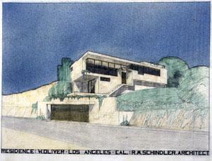 Rudolph Michael Schindler - Oliver Residence, Los Angeles									